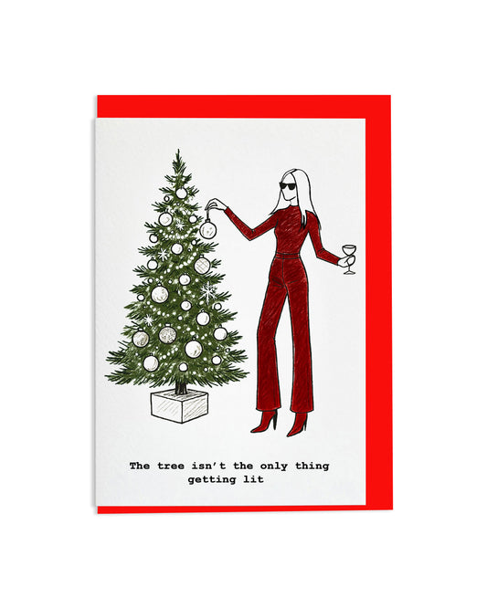 "Getting Lit" A6 Greetings Card