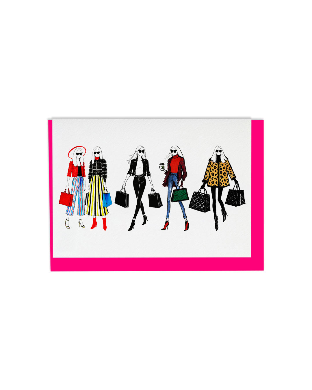 "Retail Therapy" A6 Greetings Card