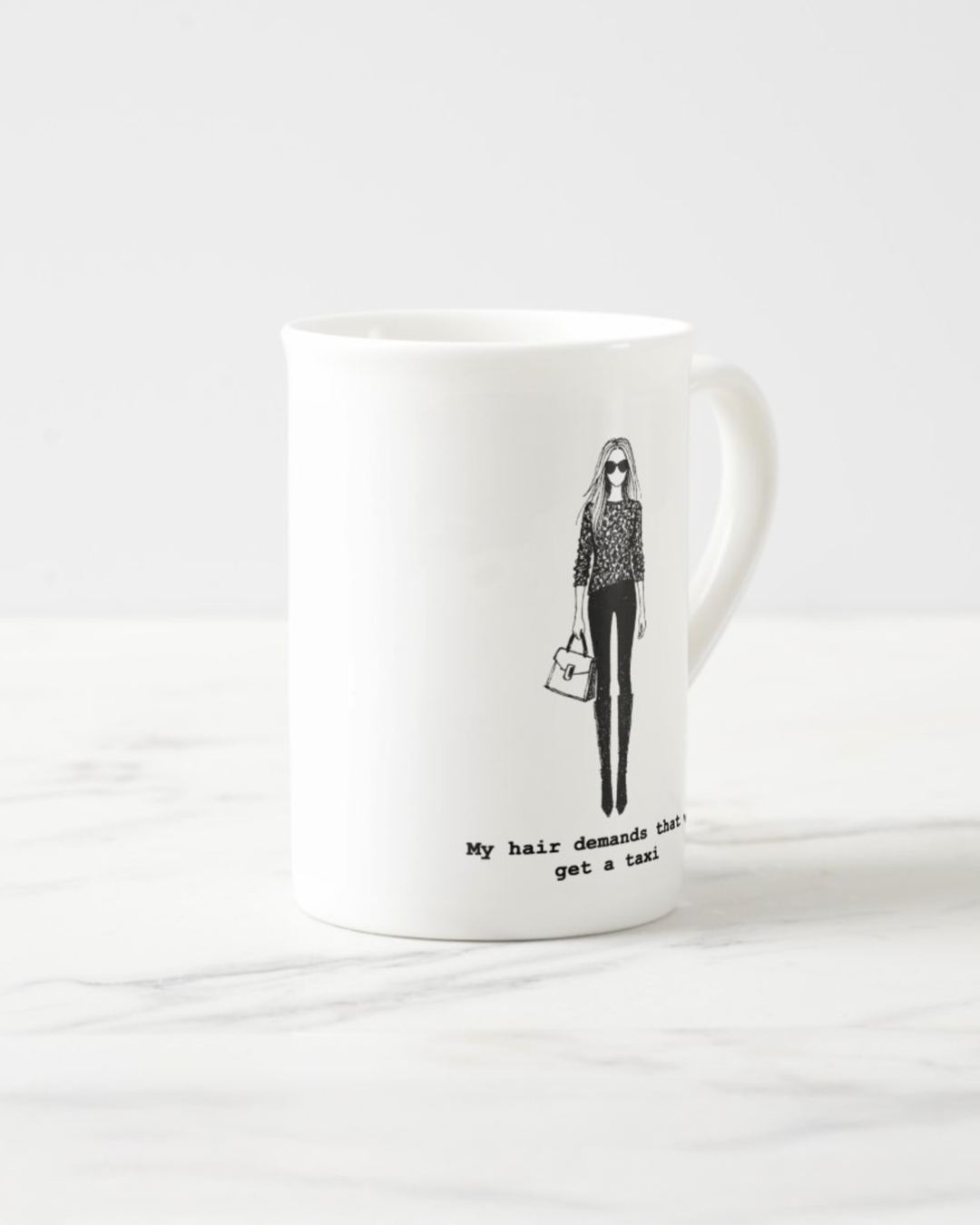 "Hair" Bone China Mug