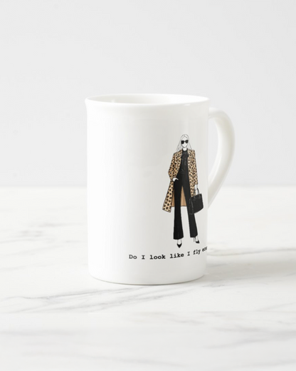 2 "Economy" Bone China Mugs