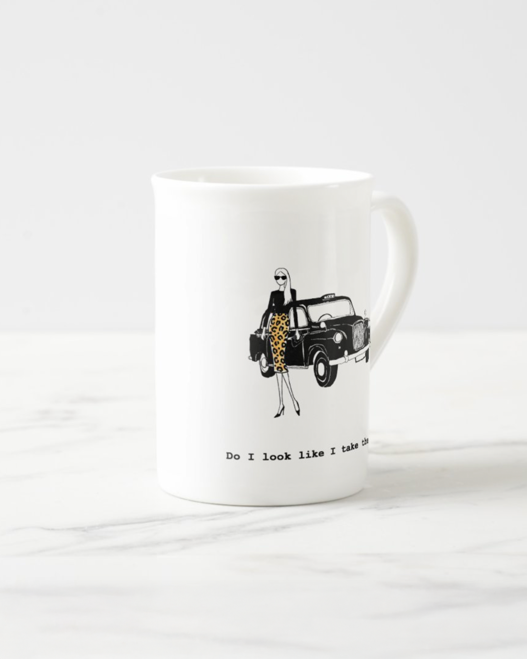 "Bus" Bone China Mug