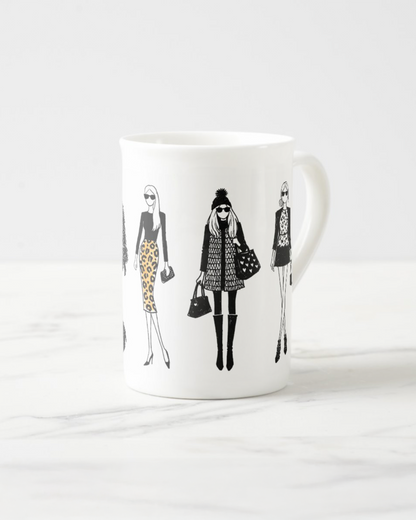 "Ladies Who Lunch" Bone China Mug