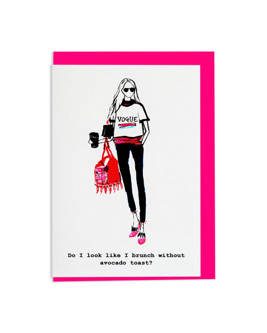 "Brunch" A6 Greetings Card