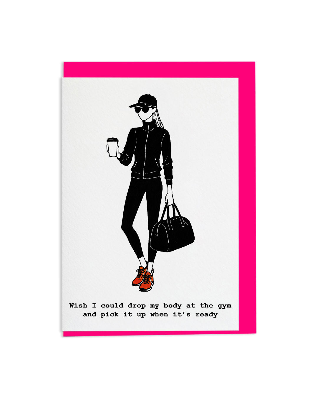 "Drop My Body Off" A6 Greetings Card