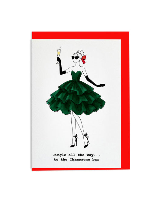 "Jingle All The Way" A6 Greetings Card