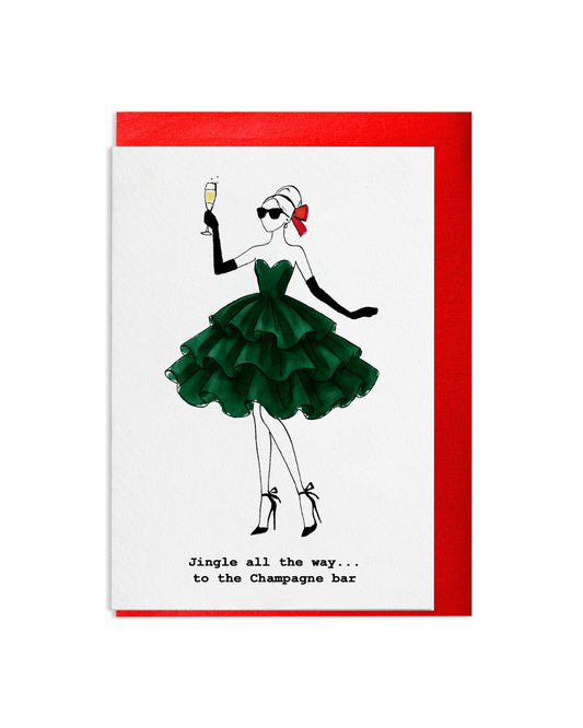 6 "Jingle All The Way" A6 Greetings Cards