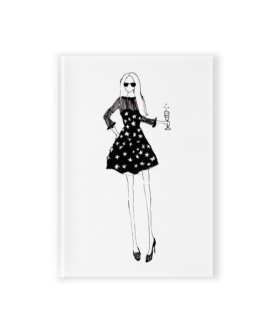 "Star Dress" Hardcover Notebook