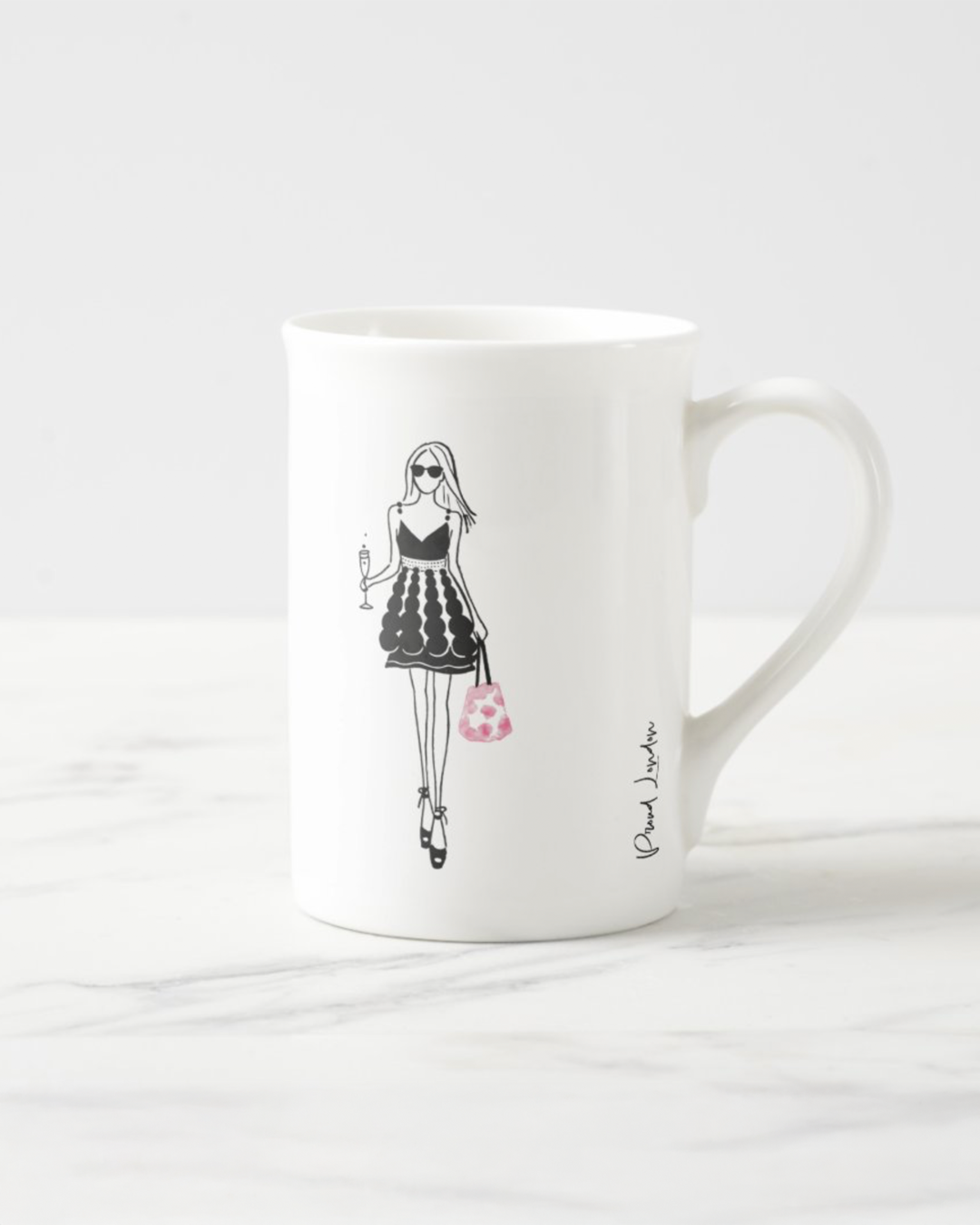2 "Notting Hill" Bone China Mugs