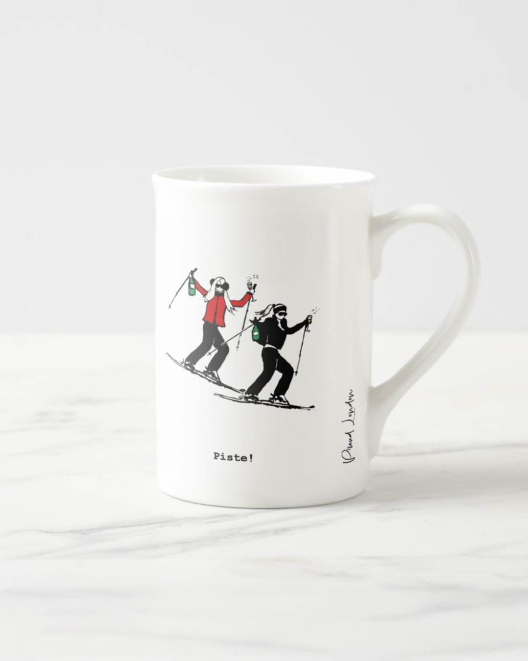 "Piste!" Bone China Mug