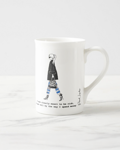 "Meant To Be Rich" Bone China Mug