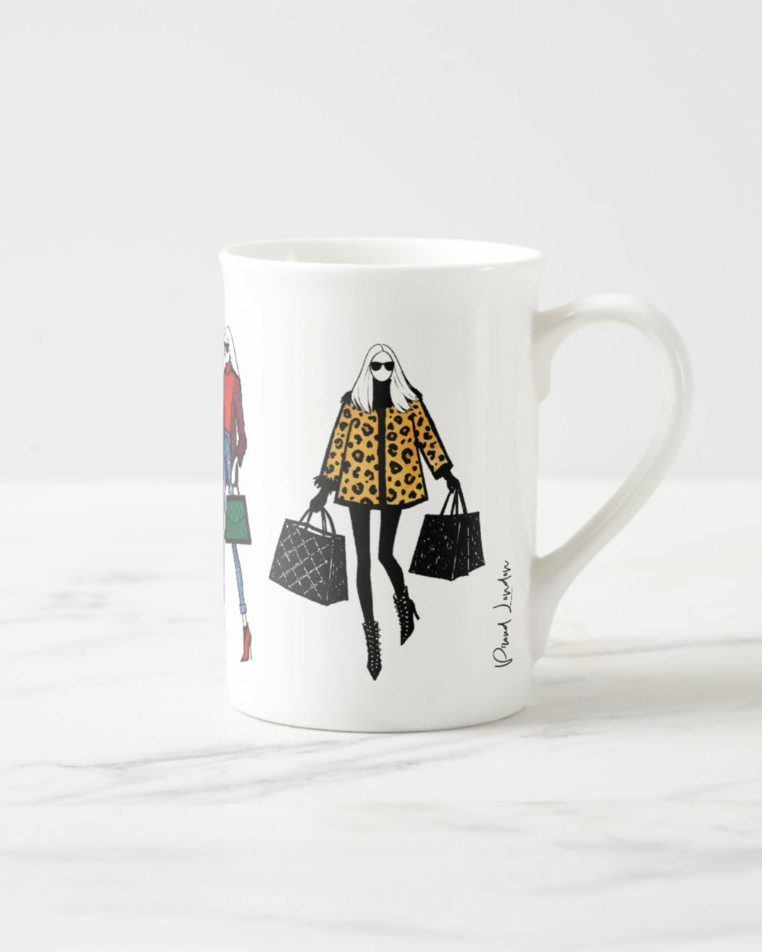 2 "Retail Therapy" Bone China Mugs