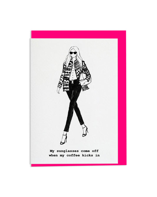 "Coffee" A6 Greetings Card