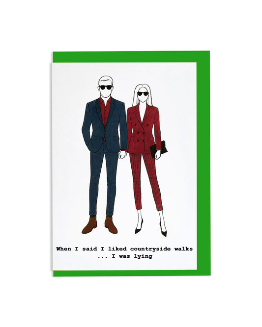 "Countryside Walks" A6 Greetings Card