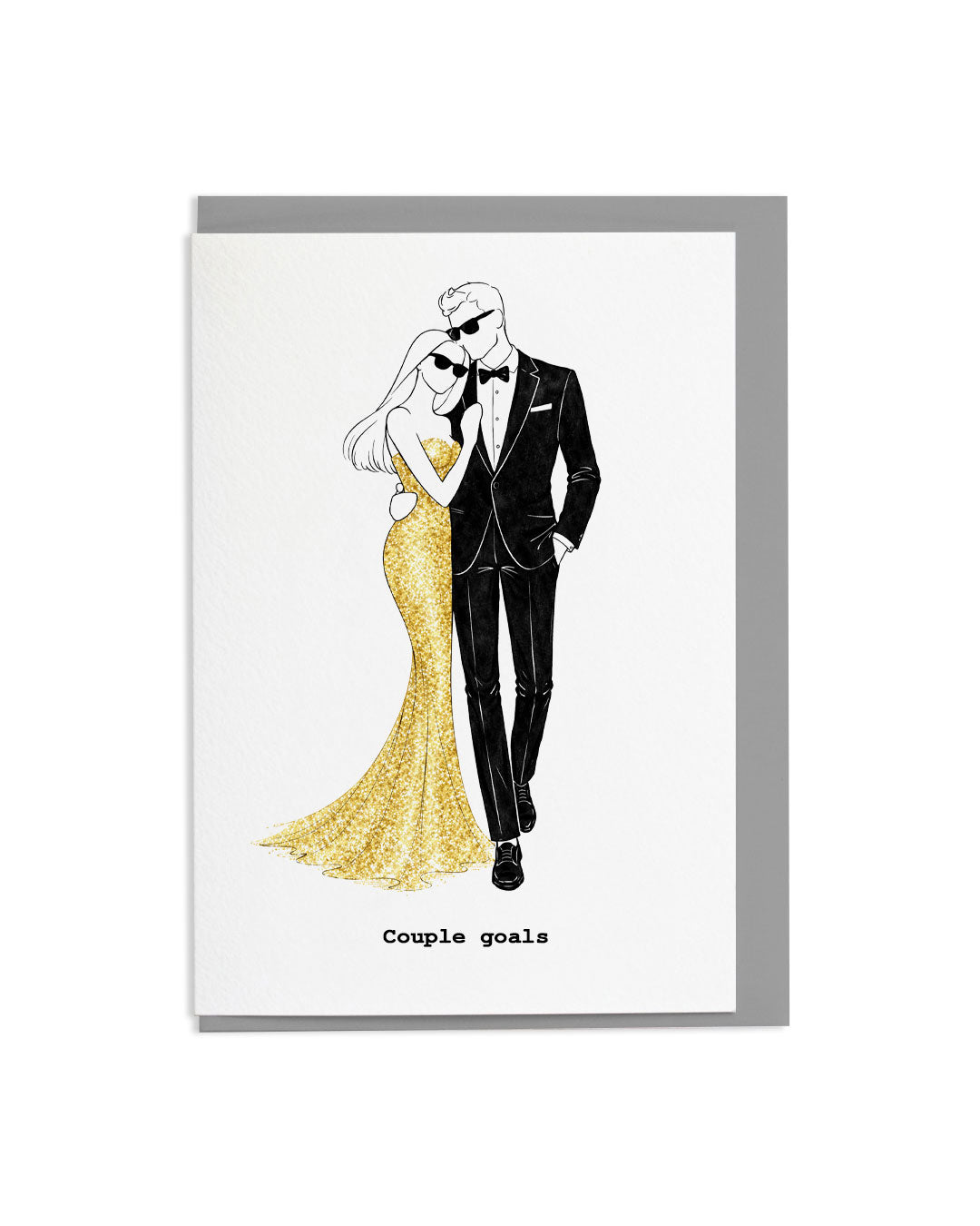 "Couple Goals" A6 Greetings Card