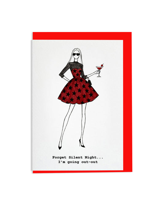 "Silent Night" A6 Greetings Card