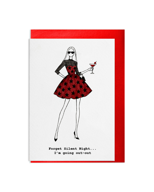 "Silent Night" A6 Greetings Card