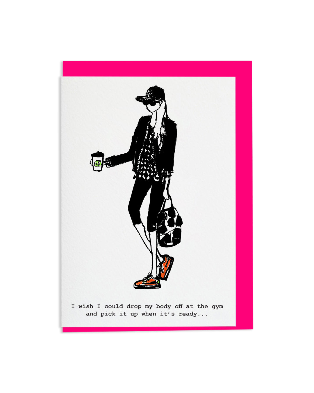 "Drop My Body Off" A6 Greetings Card