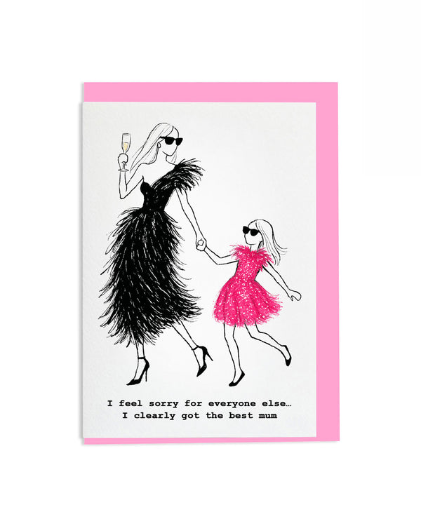 "Best Mum" A6 Greetings Card