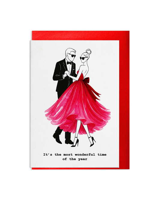 "It's The Most Wonderful Time Of The Year" A6 Greetings Card