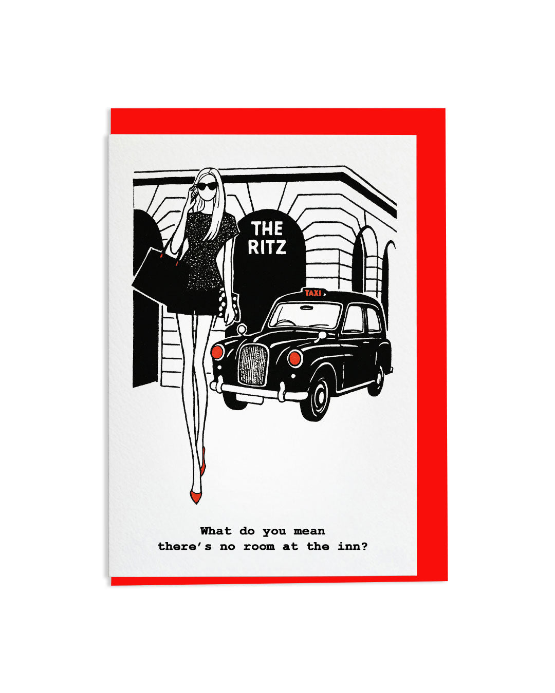 "No Room At The Inn" A6 Greetings Card