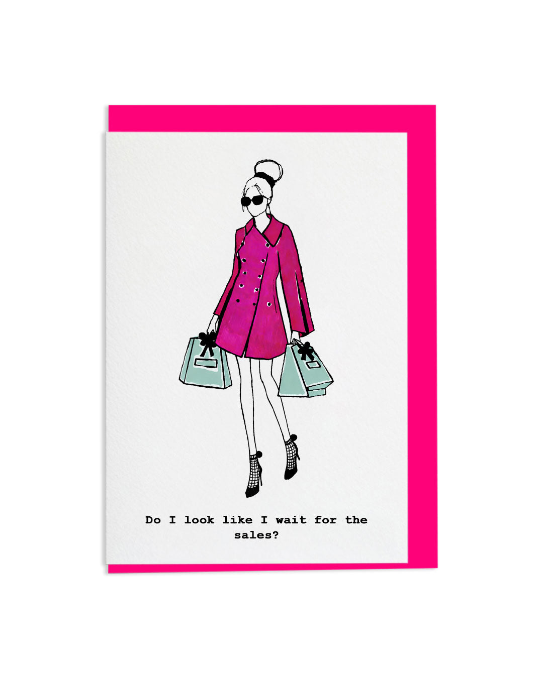 "Sales" A6 Greetings Card