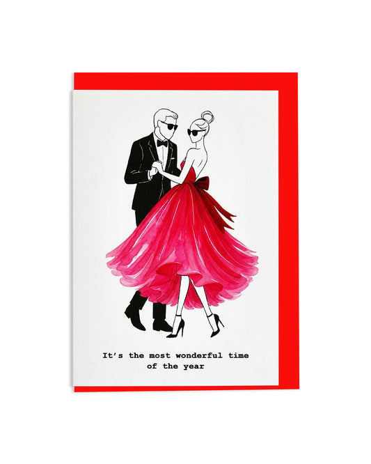 "It's The Most Wonderful Time Of The Year" A6 Greetings Card