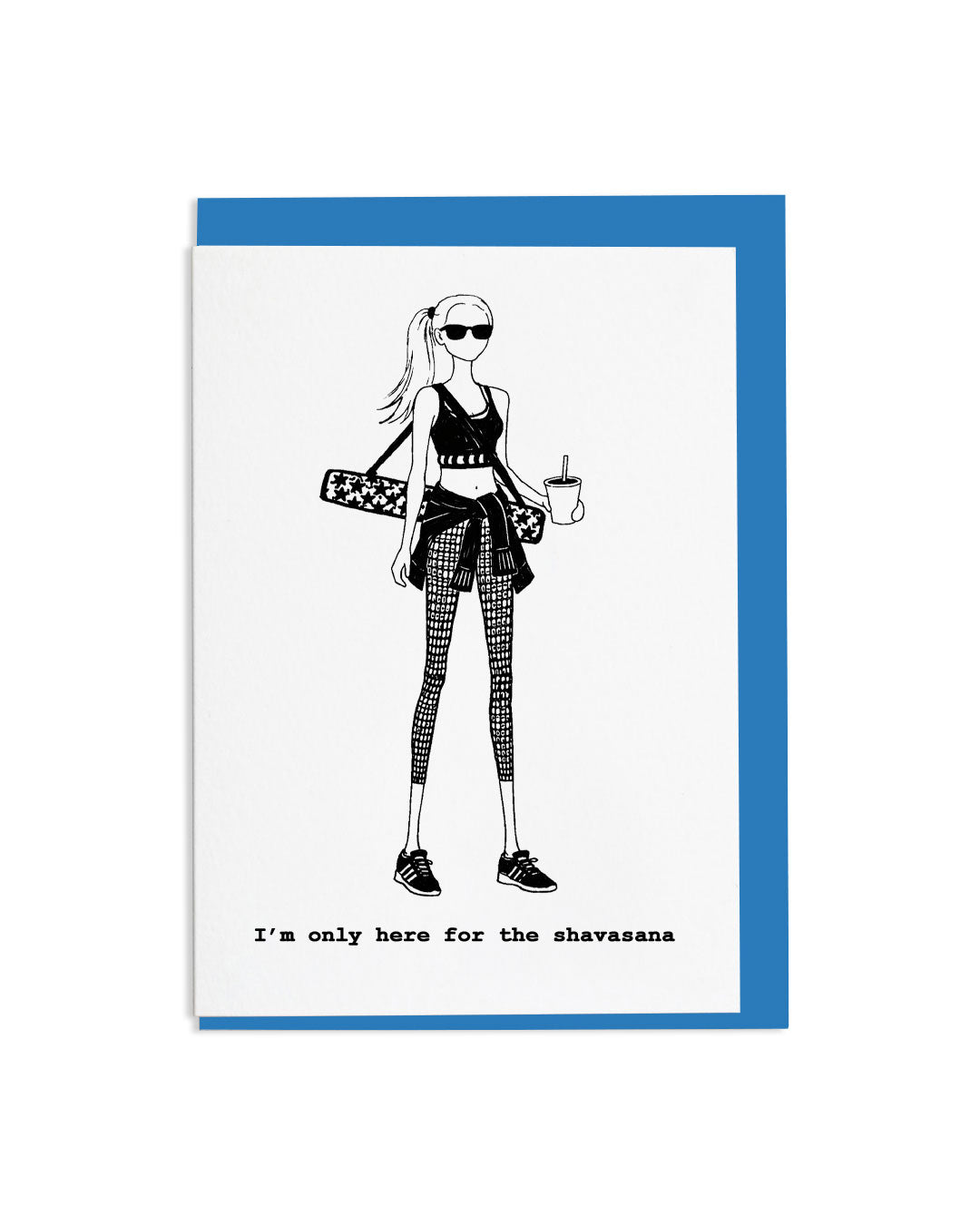 "Shavasana" A6 Greetings Card
