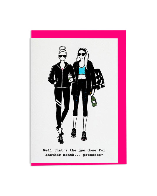 "Gym Done" A6 Greetings Card