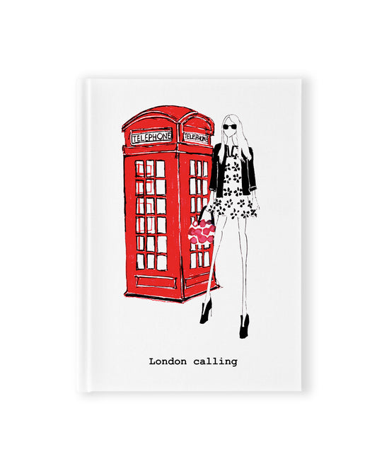 "London Calling" Hardcover Notebook