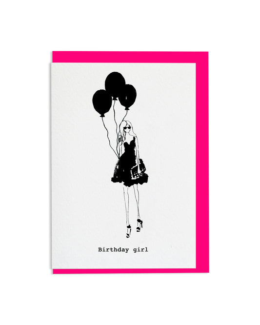 6 "Birthday Girl" A6 Greetings Cards