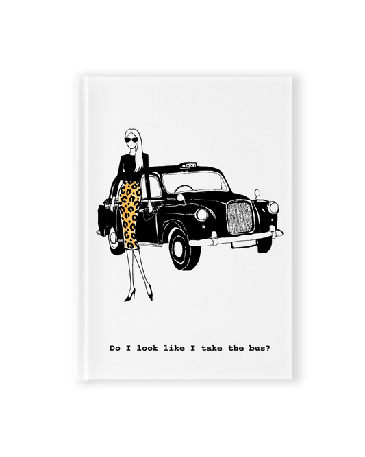 "Bus" Hardcover Notebook