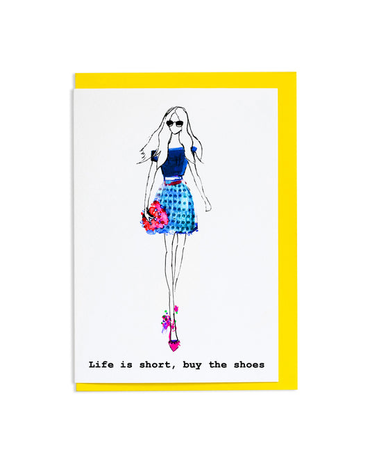 6 "Buy The Shoes" A6 Greetings Cards