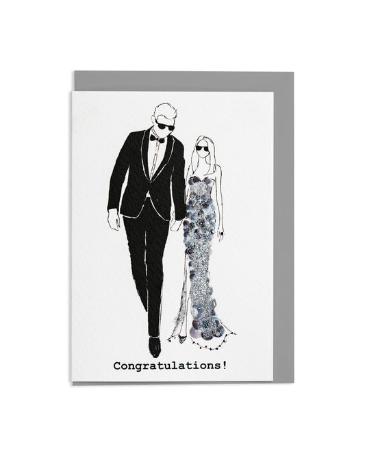 "Congratulations" A6 Greetings Card