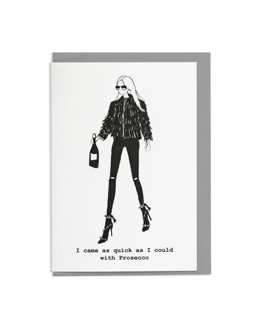 6 "Came With Prosecco" A6 Greetings Cards