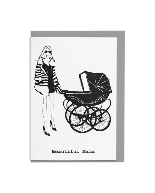 "Beautiful Mama" A6 Greetings Card