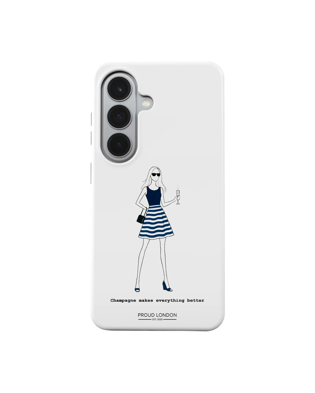 "Champagne Makes Everything Better" Phone Case