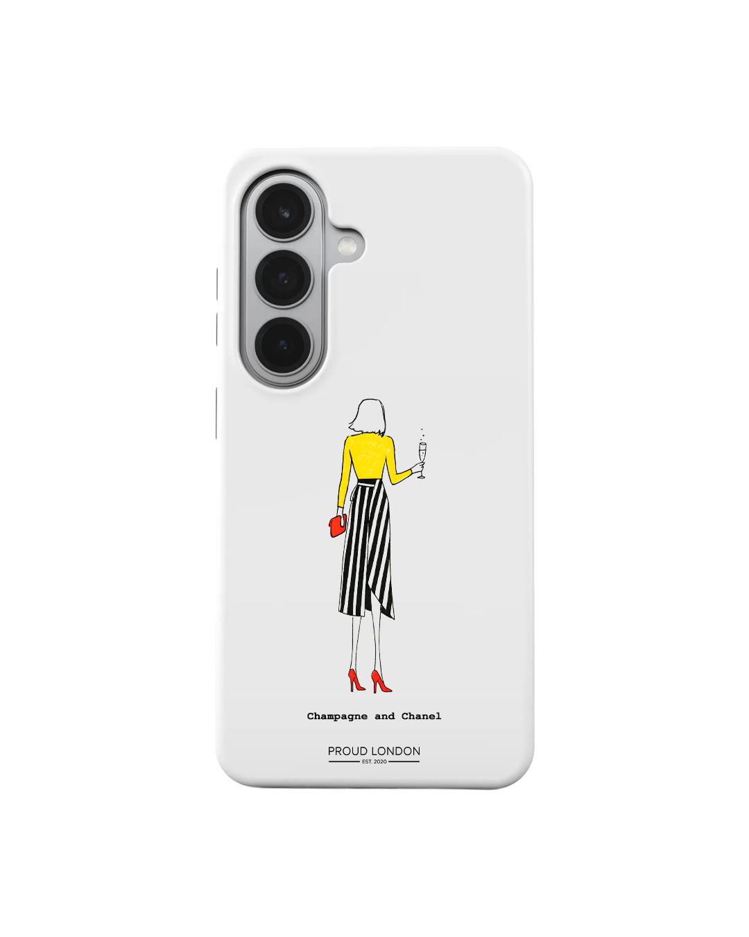 "Champagne and Chanel" Phone Case