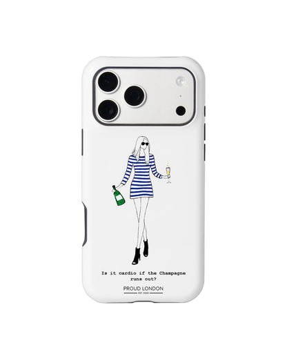 "Champagne Is Cardio" Phone Case
