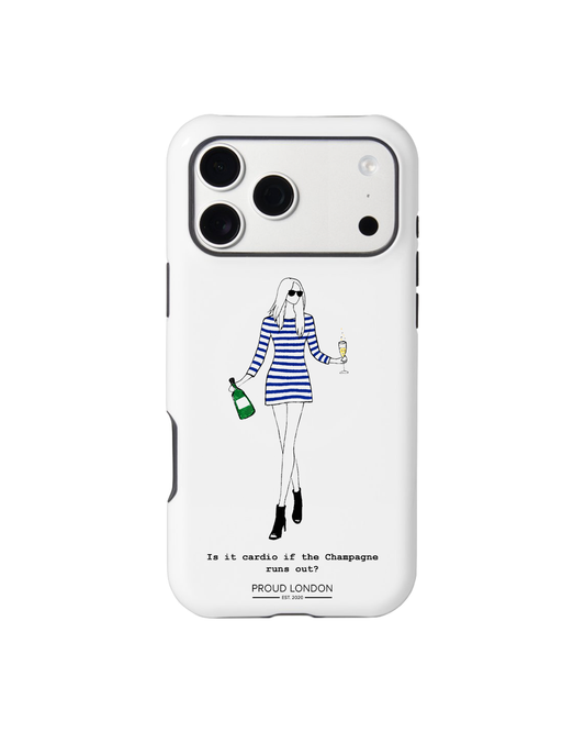 "Champagne Is Cardio" Phone Case