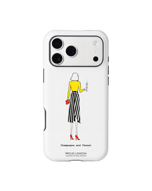 "Champagne and Chanel" Phone Case
