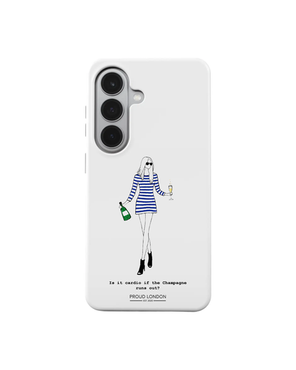 "Champagne Is Cardio" Phone Case