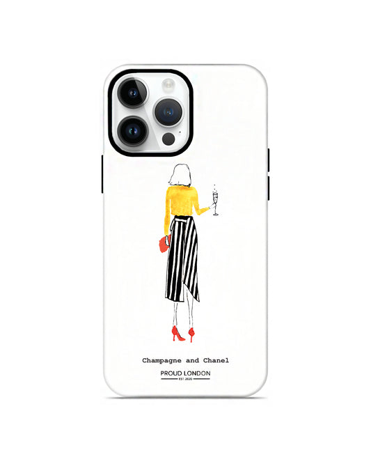 "Champagne and Chanel" iPhone Case