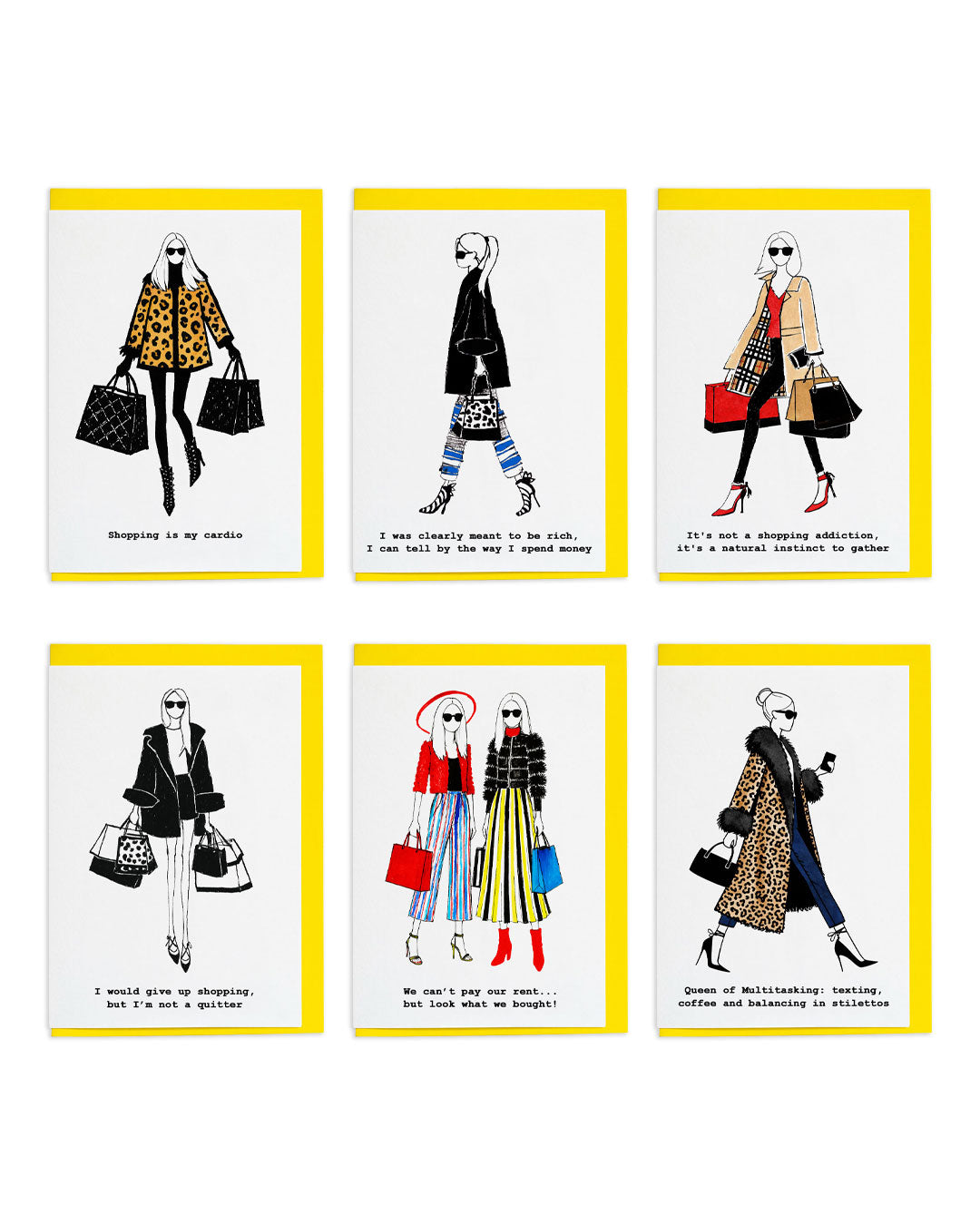 "Shopping Collection" Card Pack