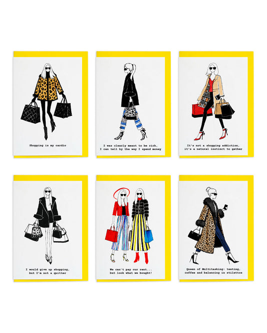 "Shopping Collection" Card Pack