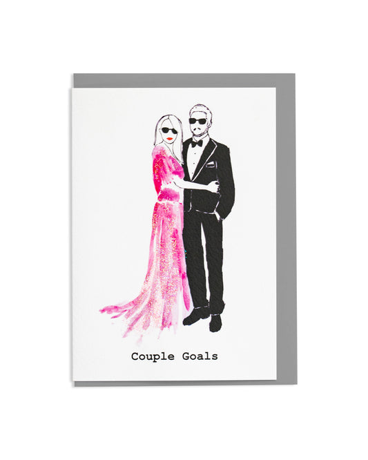 "Couple Goals" A6 Greetings Card
