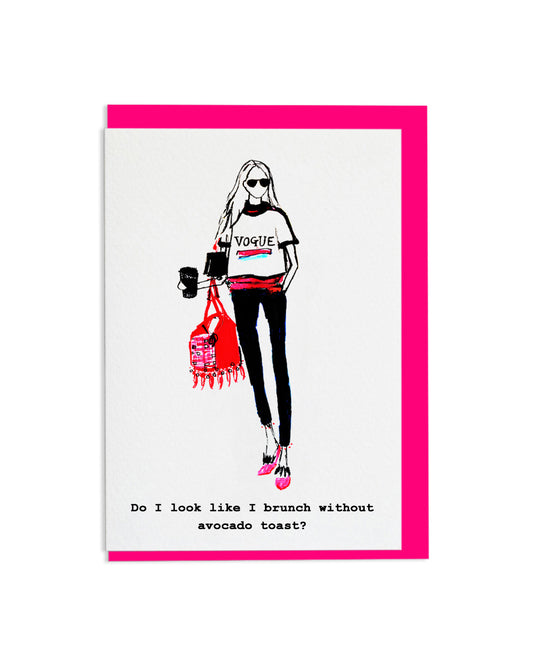 "Brunch" A6 Greetings Card