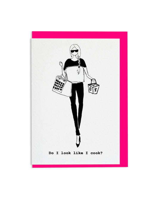"Cook" A6 Greetings Card
