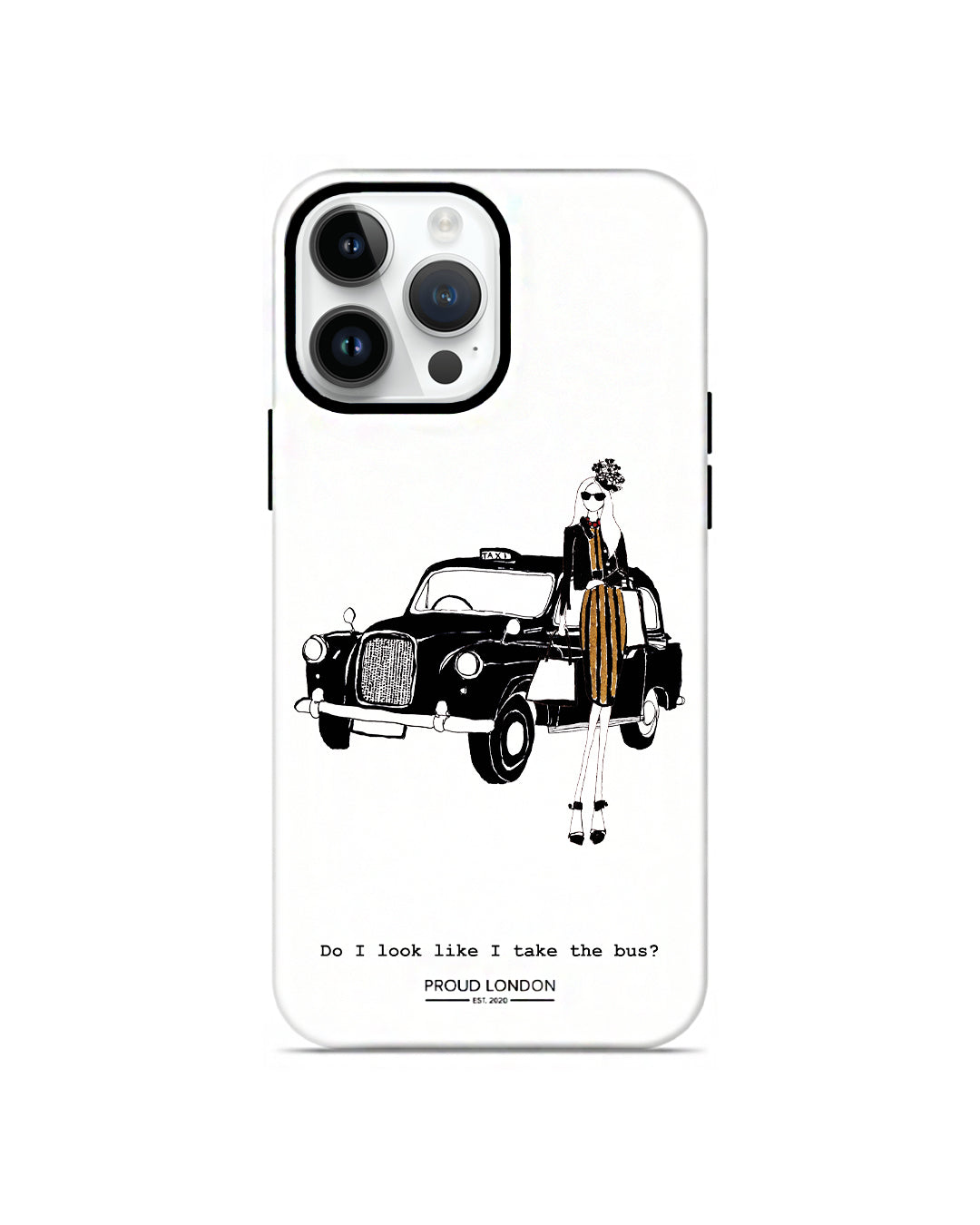 "Do I Look Like I Take The Bus?" iPhone Case