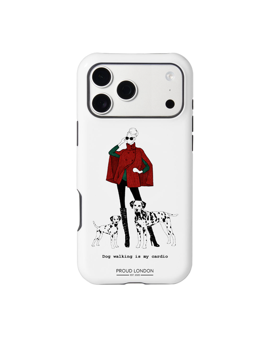 "Dog Walking Is My Cardio" Phone Case