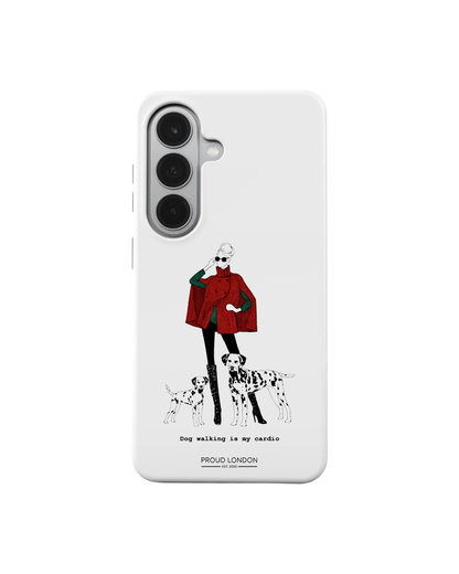 "Dog Walking Is My Cardio" Phone Case